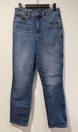 J Crew Vintage Slim Straight Jeans Women 27** High Rise Stretch Travel Vacation Photo 0