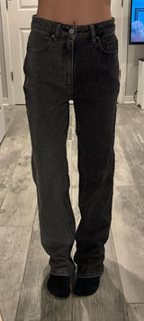Pacsun 90’s Boyfriend Jeans Black/Grey Two-Toned Photo 0