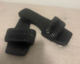 Nordstrom Open Edit black Woven Strap Slide Sandals for Women 9 Photo 0