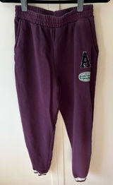 Zara Women’s Purple Preppy Cozy Joggers Sweatpants‎ Size Medium Photo 0