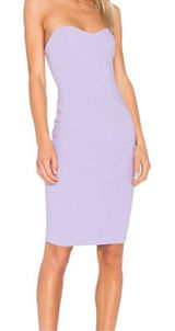 Likely Laurens Strapless Cocktail Dress Lilac Twilight Mist Purple size 4 $178 Photo 0