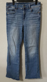 American Eagle Jeans Womens 8 Kick Boot Cut Next Level Stretch Western Boho Photo 0