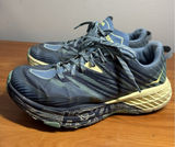 HOKA ONE ONE Speedgoat 4 Shoes Womens Size 9 Blue Trail Running‎ Vibram Sole Photo 0