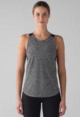 Lululemon Sculpt Tank II Chakra Print Alpine White Black / Black Size 6 Photo 0