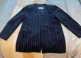 Dana Buchman Wool Blazer size 16 or L/XL GUC Y2K style. dry cleaned. #vintage #Blazer #office #businesscasual #pinstripe Photo 0