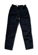 Levi's High-Waist Corduroy Mom Jean Black Ankle Size 27x30 Casual Classic Photo 0