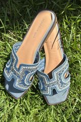 Blue Shimmer Madden Girl Sandals Photo 0