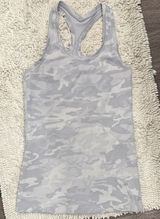 Lululemon Athletica White Camouflage Tank Top Photo 0