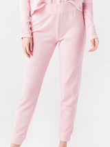 UGG Womens Kylo Brushed Rib Knit Jogger Sweatpants Size S Pink Lounge Cozy Soft Photo 0