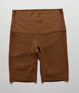 TNAction Aritzia Hi-Rise Biker Activewear Shorts, Brown, Size S Photo 0