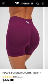 Keep That Pump workout shorts Purple Size M Photo 0