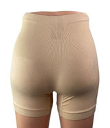 Women's Beige High Rise Waist Trainer Tummy Control Girdle Shapewear Shorts S/M Photo 0