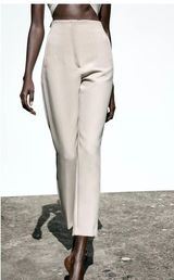 ZARA High-Waisted Work Pants Photo 0