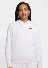 Nike Sportswear Club Fleece Pullover Hoodie White Size Large Photo 0
