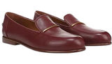 Franco Sarto L-Mirabelle Loafers/Moc Shoes, Bordo Red Leather, Size 10, NWT Photo 0