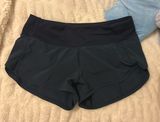 Navy Lululemon Hotty Hot shorts  2.5" Photo 0
