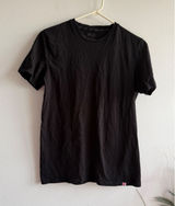 Diesel Mens Small Black Cotton Short Sleeve Crewneck Logo‎ T-Shirt 3160 Photo 0