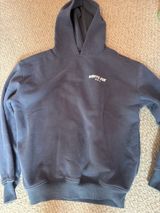 White Fox Hoodie Blue Photo 0