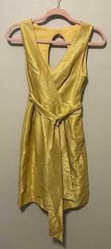 Anthropologie BHDLN There Is‎ Only You and Me Gold bridesmaids dress Size 0 Photo 0