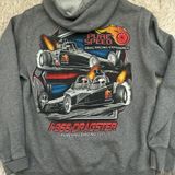 Vintage racing hoodie Gray Size M Photo 0