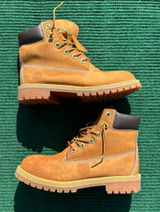 Timberland 6 Inch Premium Waterproof Boot 'Wheat' Nubuck Size 5 Women’s Size 6.5 Photo 0
