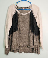 Free people gray oversized sweater! Size small! Photo 0