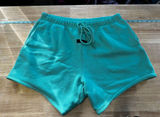 1019. Fear of God Essentials Fleece Running Short 'Mint Leaf' men sz large Photo 0