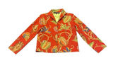 Vintage Painted Pony Blazer Jacket XS‎ Jungle Monkey Red Green Made In USA Photo 0