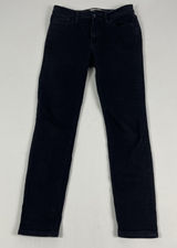 Madewell Roadtripper Skinny Jeans Womens 28 Black Mid Rise Stretch Denim Photo 0