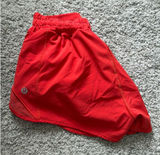 Red Lululemon Hotty Hot Shorts 2.5" Photo 0