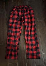 Red Plaid Pajama Pants Photo 0