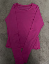 Lululemon Long Sleeve Swiftly Tech Race Length in Sonic Pink Photo 0