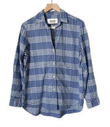 Grayson by Frank & Eileen The Hero Blue White Plaid Button Down Shirt Sz 2 Small Photo 0