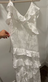 Satin white formal dress Photo 0