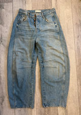 Free People Good luck barrel jeans | sz 25 Photo 0