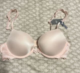 Aerie Pink Lace Push-Up Bra 34B Photo 0