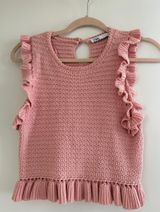 crochet pink Top Photo 0