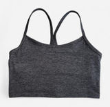 Aerie Women L Heather Gray White Lined Athletic Tank Top Workout Gym Photo 0
