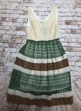 NWT Anthopologie‎ RYU Women's Lace Crochet Trim Sleeveless Feminine Dress Size S Photo 0