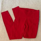 Lululemon Vibrant Red Leggings Photo 0