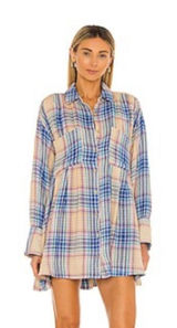 Free People The Voyage Shirt Dress Photo 0