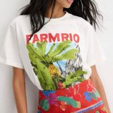 Farm Rio From Brasil To The World Relaxed T-Shirt Medium Photo 0