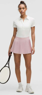 Lululemon Varsity High-Rise Pleated Tennis Skirt in Pink Haze Size 2 Photo 0
