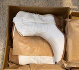 Cowboy Boot Heels White Size 8.5 Photo 0