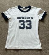 Brandy Melville Cowboys Tee Baby Photo 0