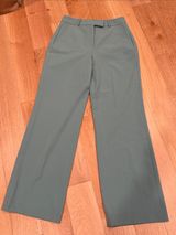 White House Black Market‎ Luna Wide Leg Pants in Sage Green 4 Photo 0