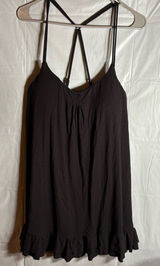 Victoria’s Secret‎ Black Dress Womens Medium Padded Strappy Short Beach Flirty Photo 0