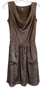 Vince Camuto Womens Taupe Brown Cowl Neck Sleeveless Dress Size 2 VC2L70 Photo 0