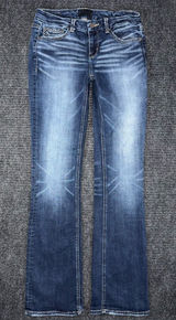Buckle Black Fit No 53 Bootcut Stretch Jeans 28 x 34 LONG BBW2914 Dark Wash Photo 0