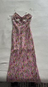 Princess Polly Floral Pink Spaghetti-Strap Maxi Dress Photo 0